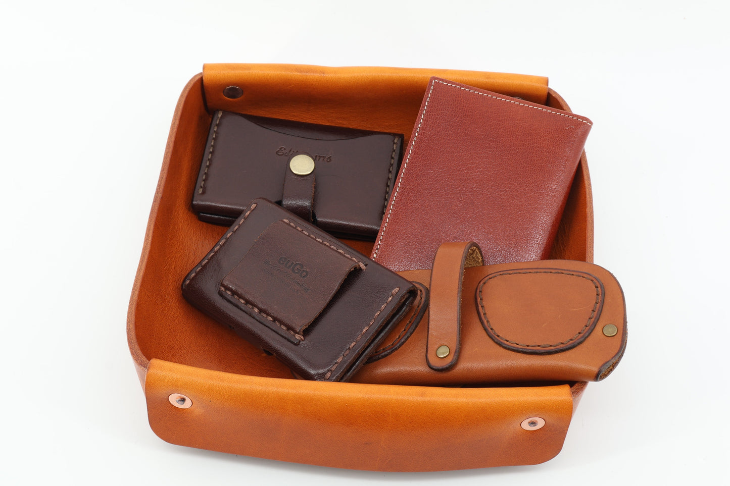 Hearthside Leather Valet Tray Eugo