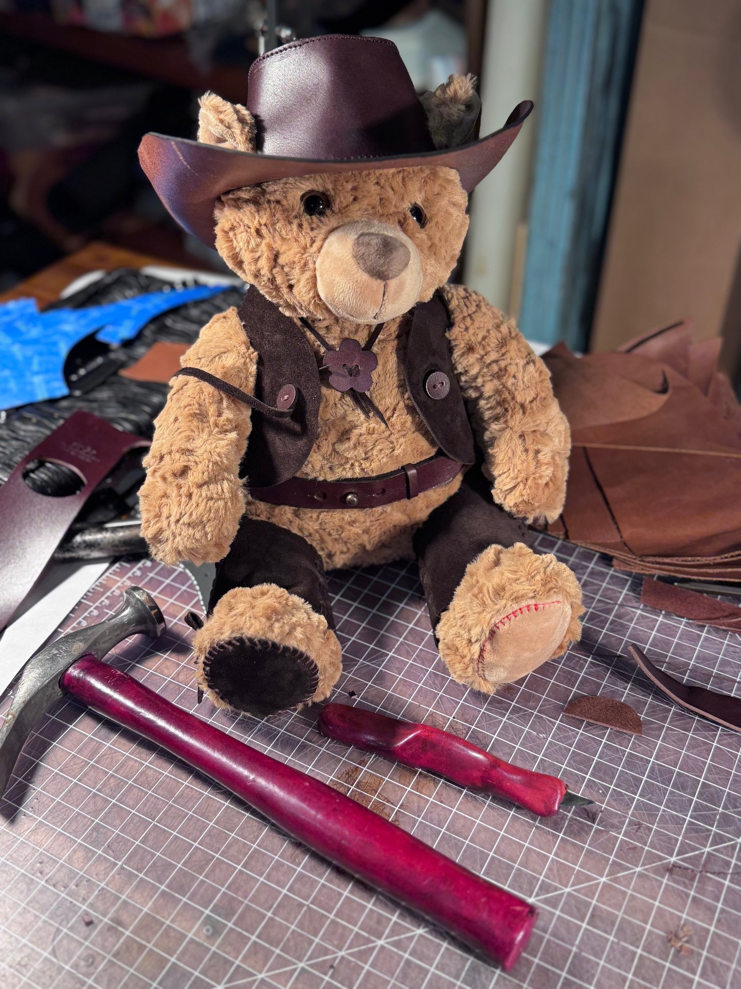 Cowboy Teddy Bear — Anniversary Edition 1776 Eugo