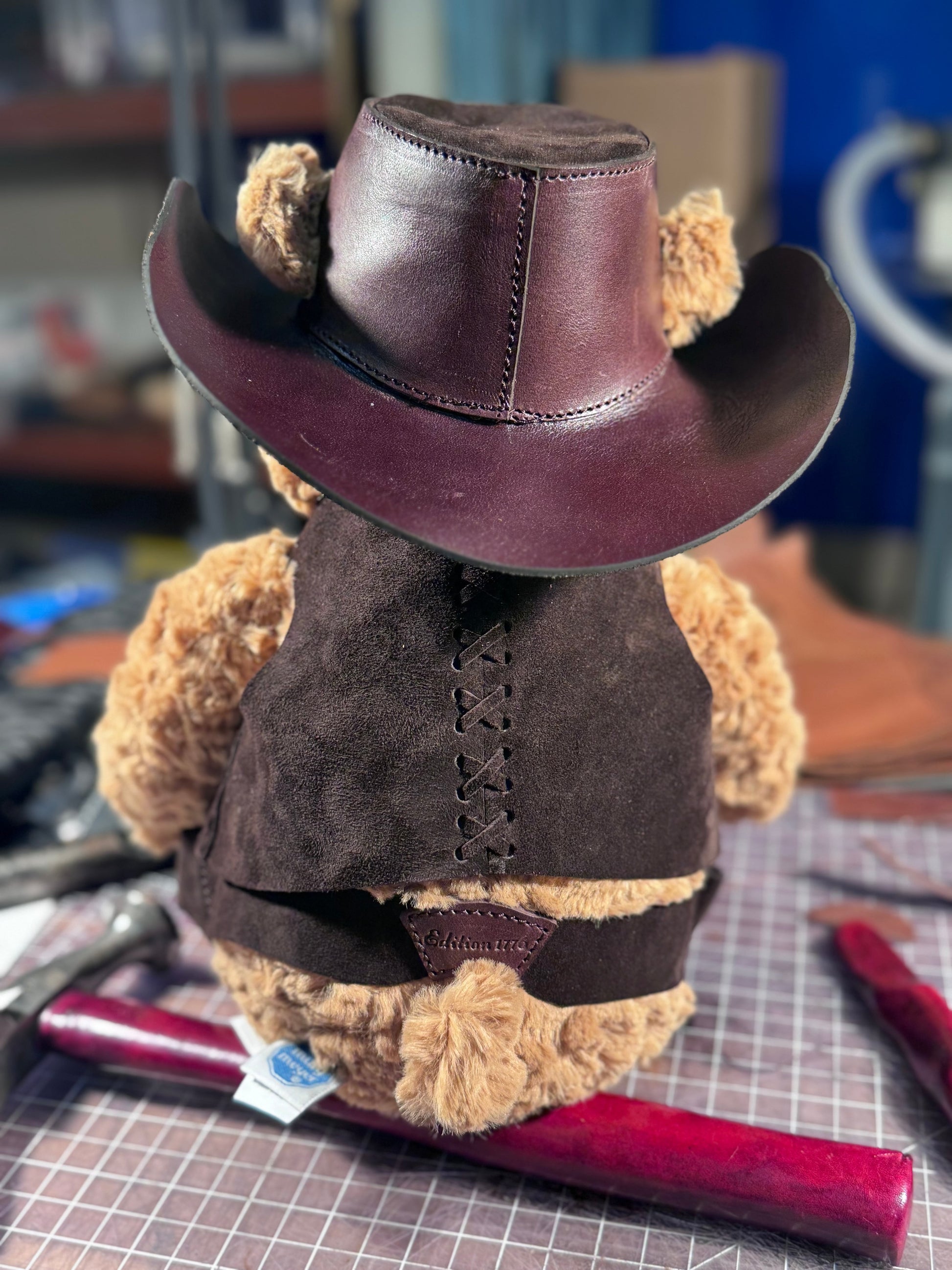 Cowboy Teddy Bear — Anniversary Edition 1776 Eugo