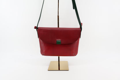 Red Leather Crossbody Bag – Modern Classic Eugo