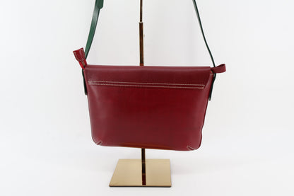 Red Leather Crossbody Bag – Modern Classic Eugo