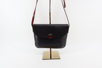 Black Leather Crossbody Bag – Modern Classic Eugo