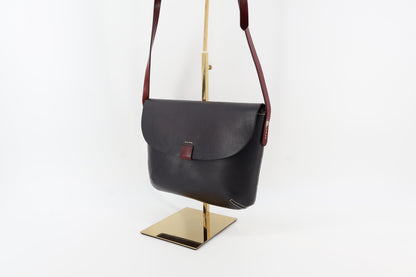 Black Leather Crossbody Bag – Modern Classic Eugo