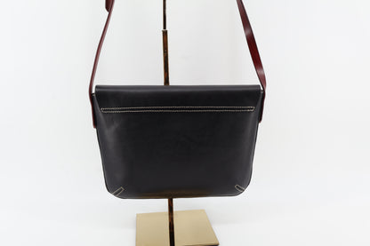 Black Leather Crossbody Bag – Modern Classic Eugo