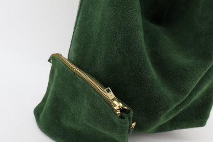 Forest Suede Hobo & Zip Pouch Eugo