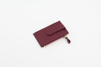 Compact Snap Card Wallet — Zip Coin Pocket Eugo