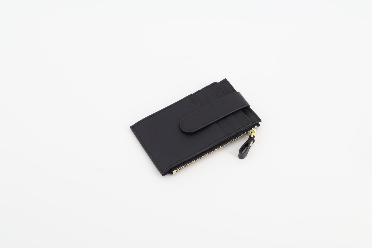 Compact Snap Card Wallet — Zip Coin Pocket Eugo