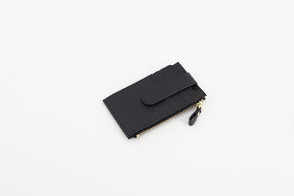 Compact Snap Card Wallet — Zip Coin Pocket Eugo