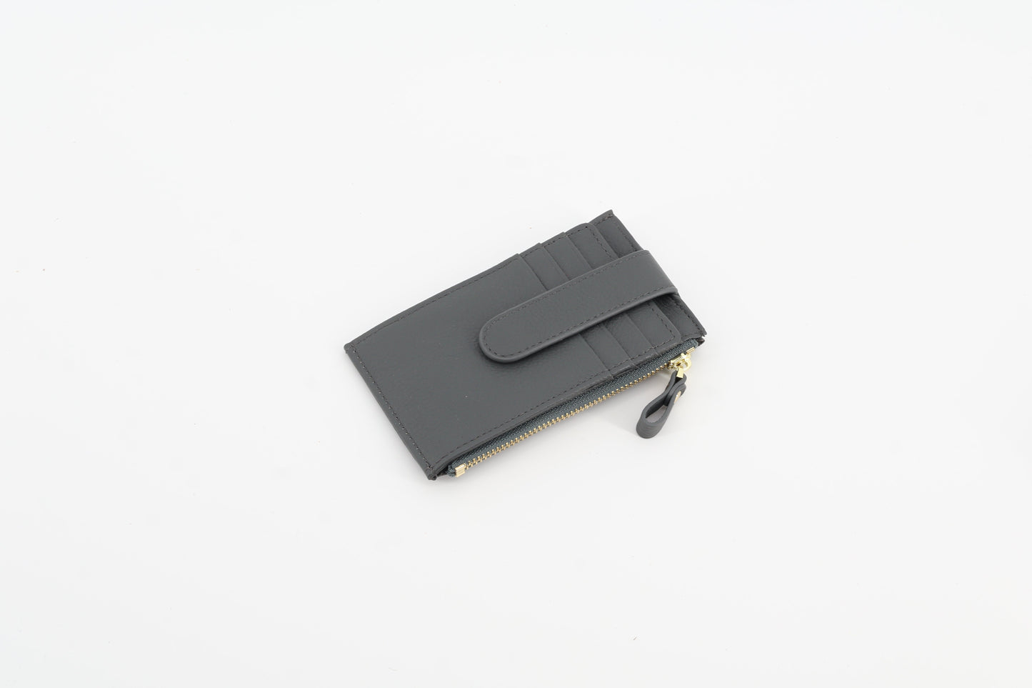 Compact Snap Card Wallet — Zip Coin Pocket Eugo