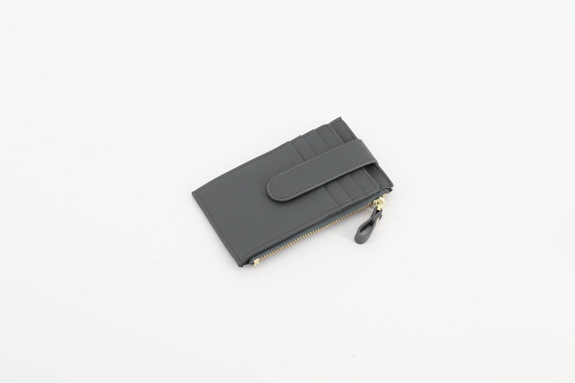 Compact Snap Card Wallet — Zip Coin Pocket Eugo