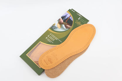 Leather-Cork Comfort Insoles euGo designs