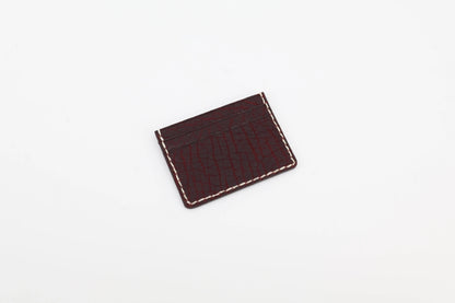 Slim Card Holder — Hand-Stitched Leather euGo designs