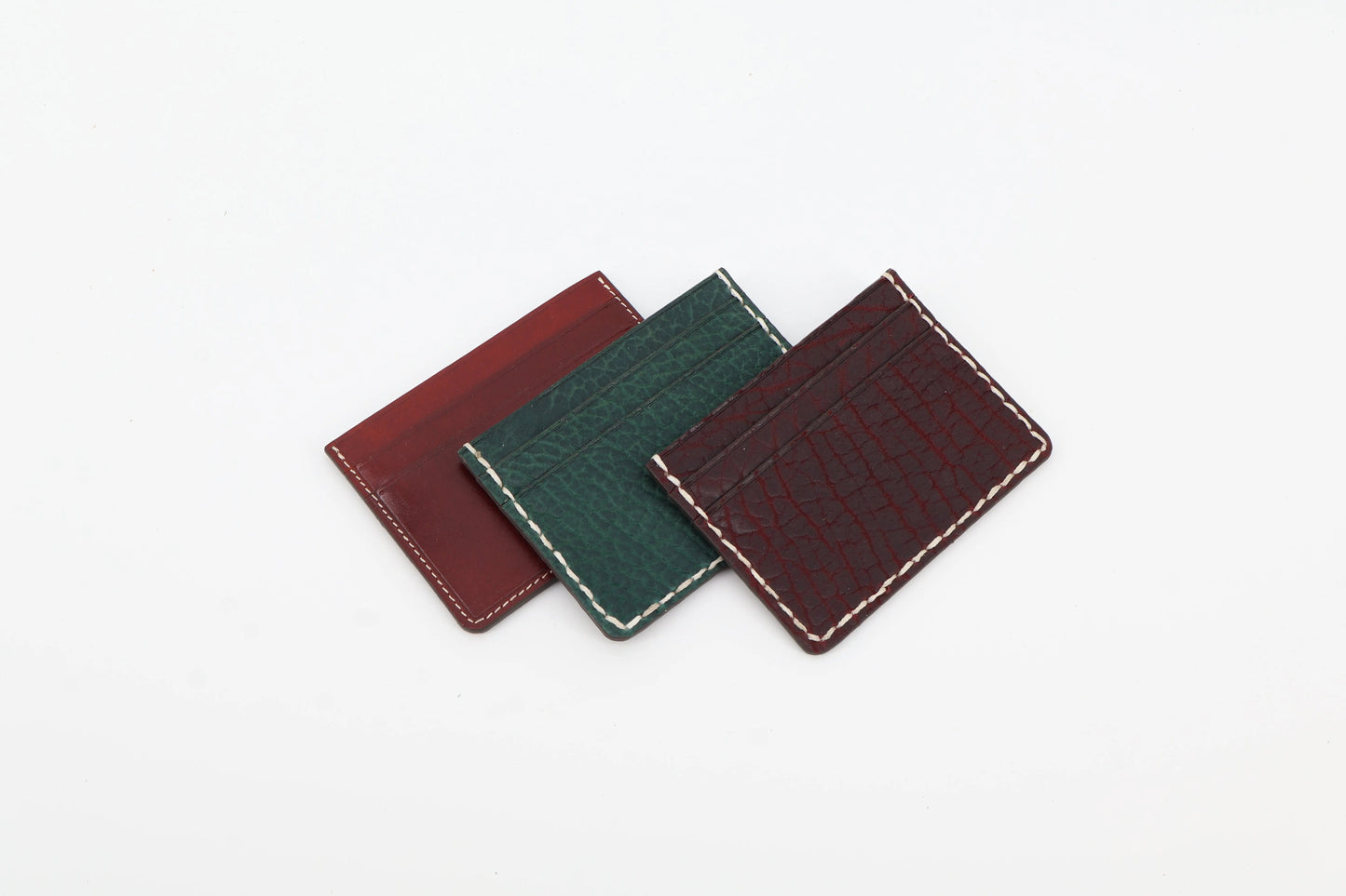 Slim Card Holder — Hand-Stitched Leather euGo designs