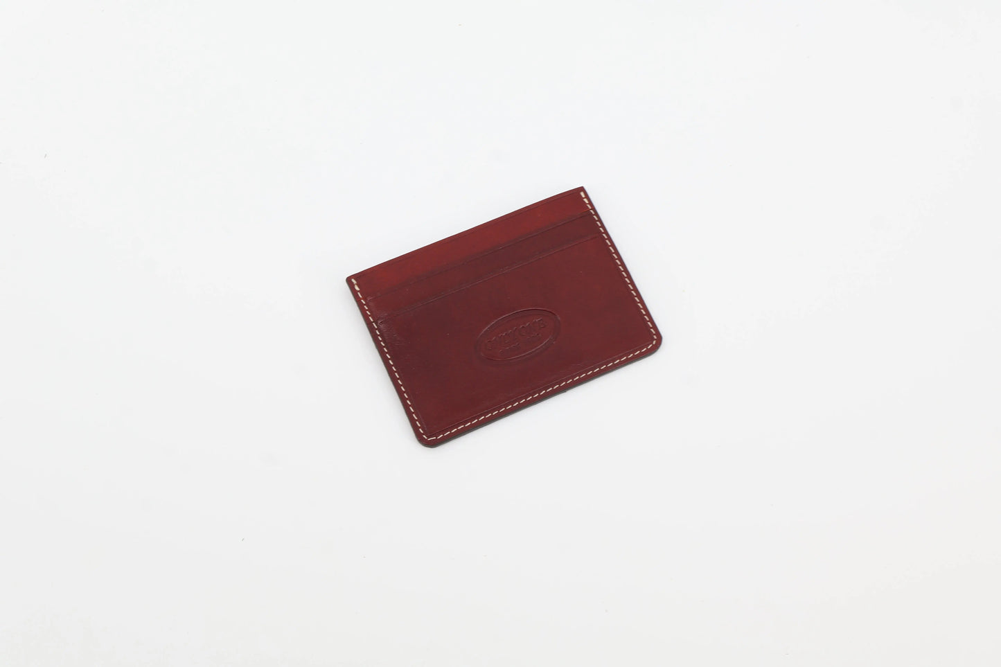 Slim Card Holder — Hand-Stitched Leather euGo designs
