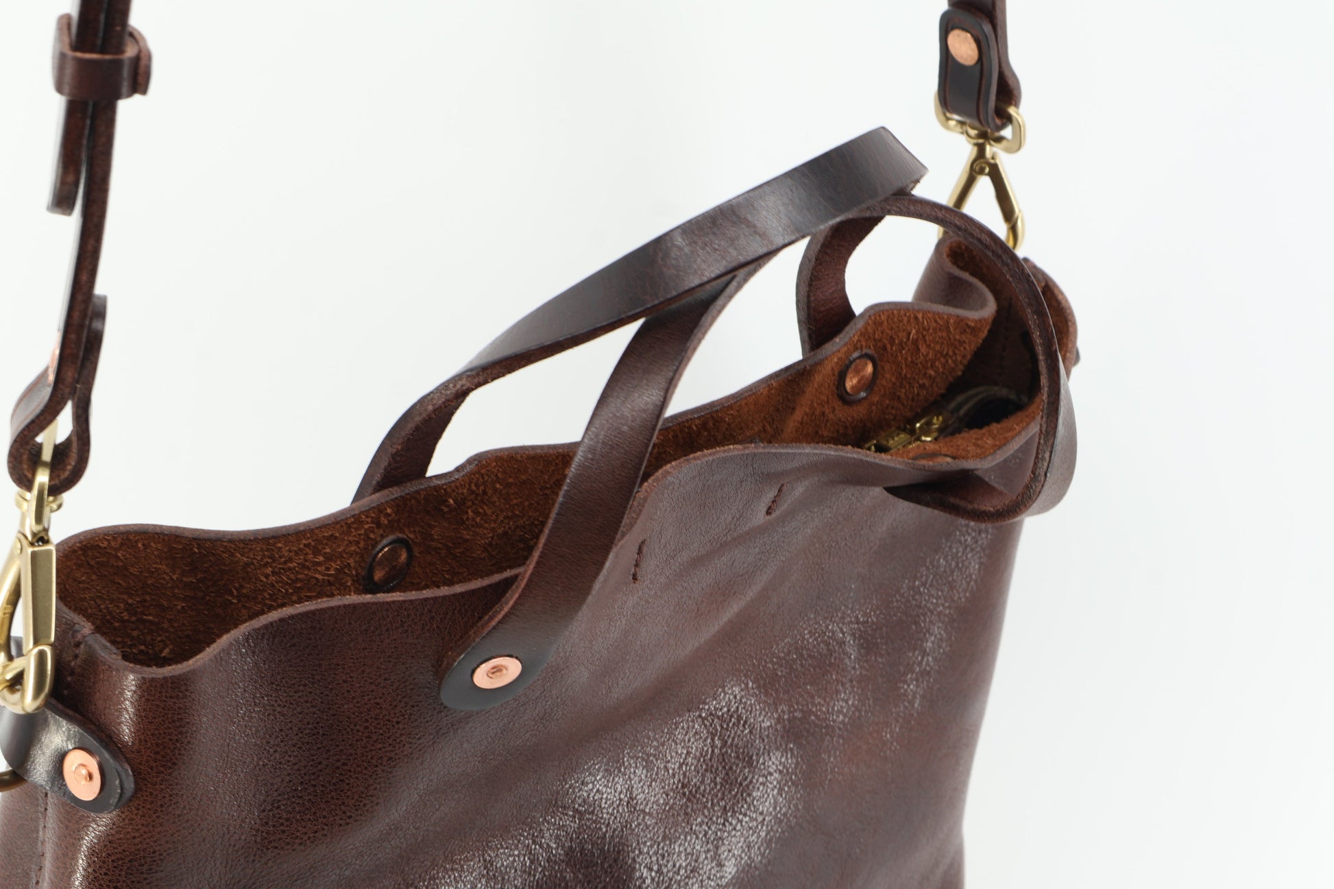 Copper-Rivet Tote Eugo